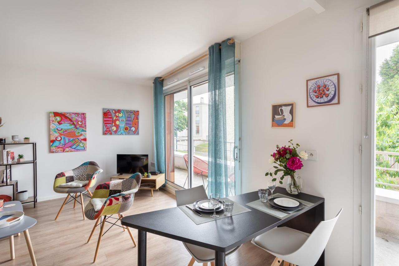 Bahibe - Balcon Et Parking Au Calme Proche Gare Apartment Рен Екстериор снимка