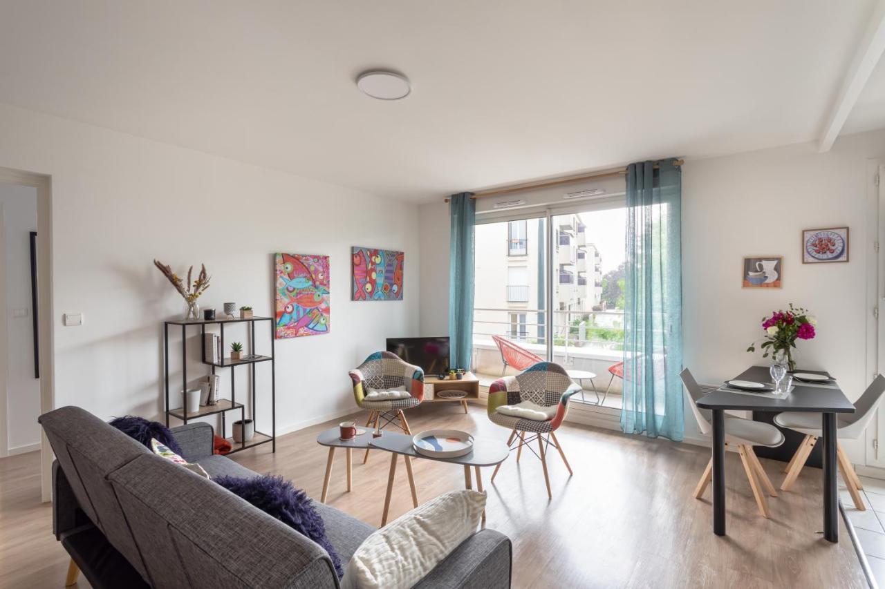 Bahibe - Balcon Et Parking Au Calme Proche Gare Apartment Рен Екстериор снимка