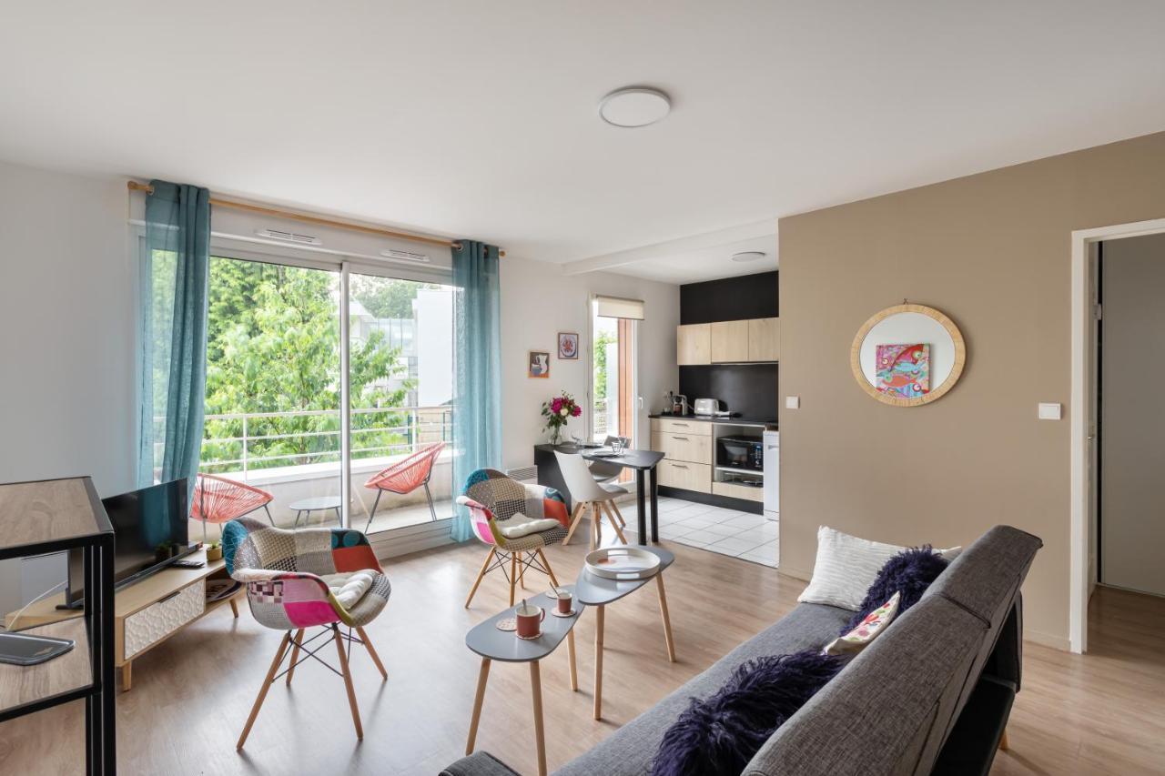 Bahibe - Balcon Et Parking Au Calme Proche Gare Apartment Рен Екстериор снимка